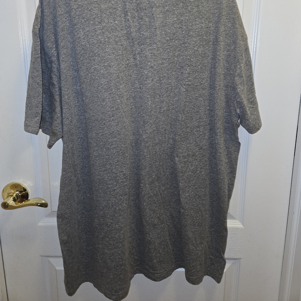 Home of The Brave USA Flag Graphic Gray T-Shirt Size 2XL - Picture 2 of 5